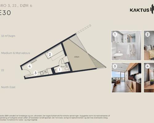 1 værelses lejlighed i København V