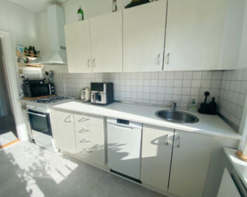 Dejlig og rummelig 2-værelses lejlighed i øgadekvarteret