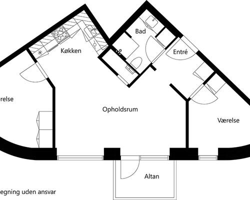 3 værelses lejlighed i Hillerød