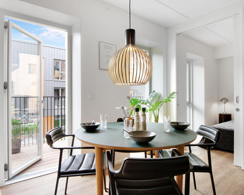 Nyopført 2-værelses i starten af Vestbyen