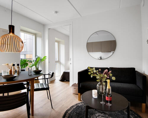 Nyopført 2-værelses i starten af Vestbyen