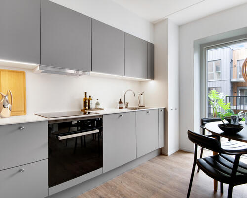 Nyopført 2-værelses i starten af Vestbyen