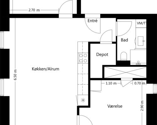 3 værelses lejlighed i Ballerup