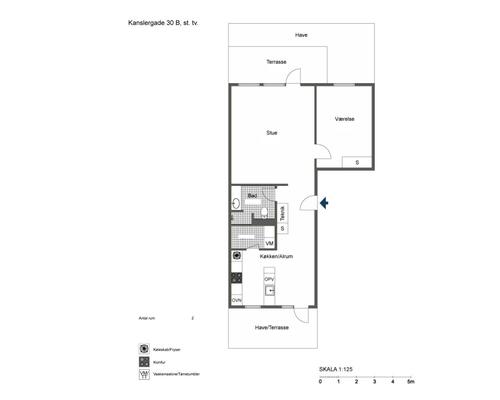 2 værelses lejlighed i Odense C