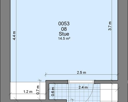 1 værelses lejlighed i Randers SØ
