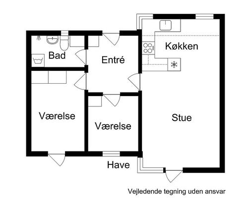 3 værelses lejlighed i Værløse