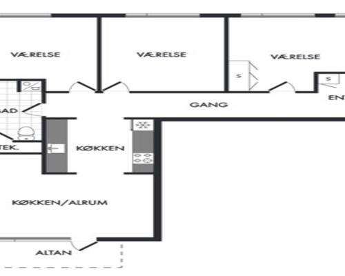 4 værelses lejlighed i Skovlunde