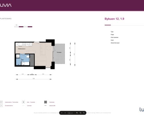1 værelses lejlighed i Skovlunde
