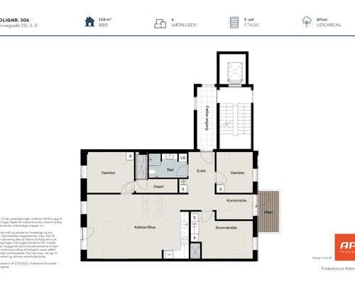 I HJERTET AF ODENSE MED DEN BEDSTE UDSIGT!