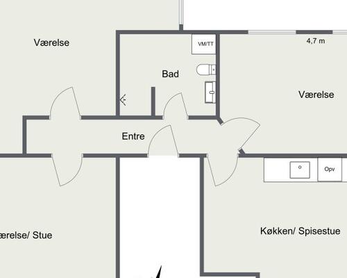 4 værelses lejlighed i Aalborg