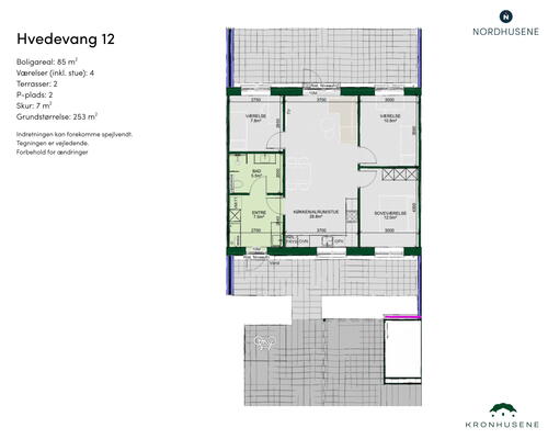 4 værelses hus i Lunderskov
