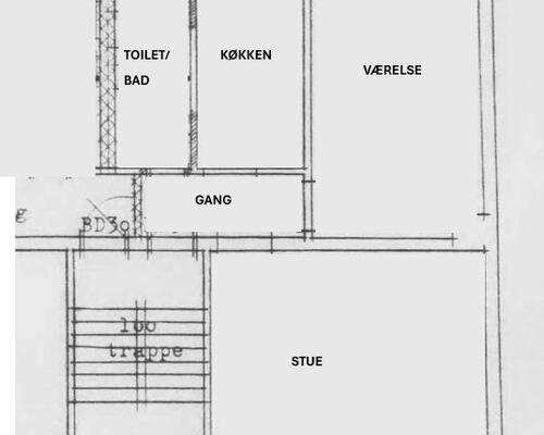 2-værelses lejlighed med god indretning og hyggelig atmosfære- 64 Kvm