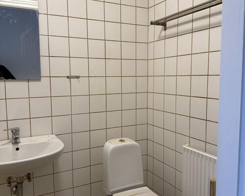 Lille østvendt altan