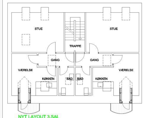 1 værelses lejlighed i Århus C