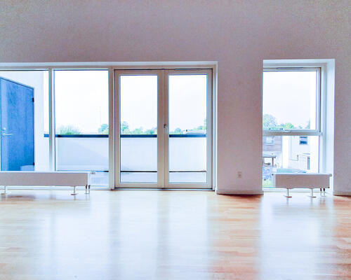 3-værelses lejlighed på 109 kvm!