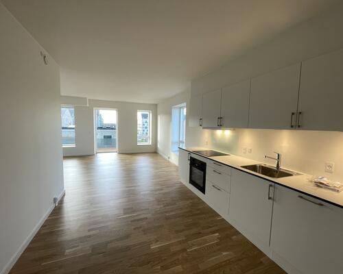 3-værelses lejlighed på 87 kvm!