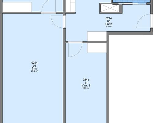 3 værelses lejlighed i Viborg