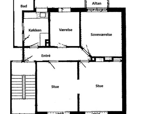 4 værelses lejlighed i Viborg