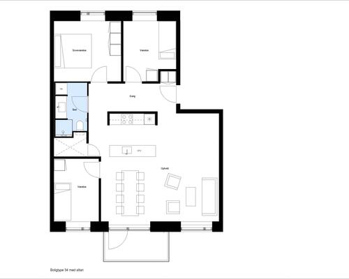 Åbyvej 77 B, 4, th.