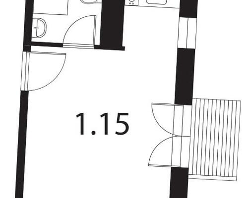 36 m2 værelse i København NV