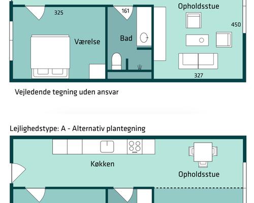 3 værelses lejlighed i Århus V