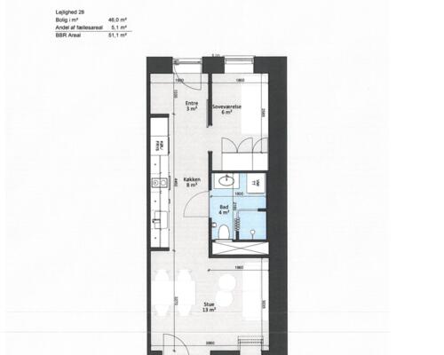 2 værelses lejlighed i Esbjerg