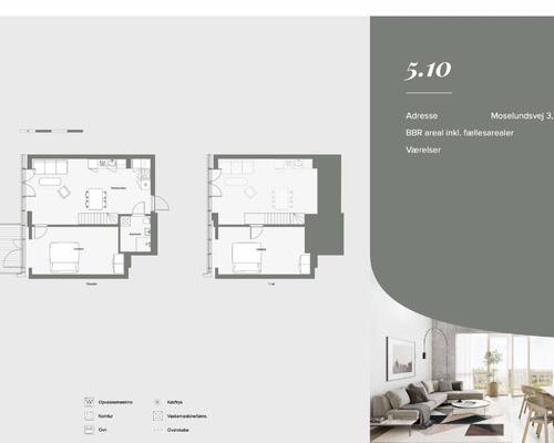 3 værelses lejlighed i Helsingør