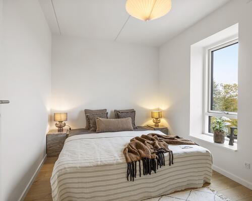 Nybygget 3 værelses lejligheder