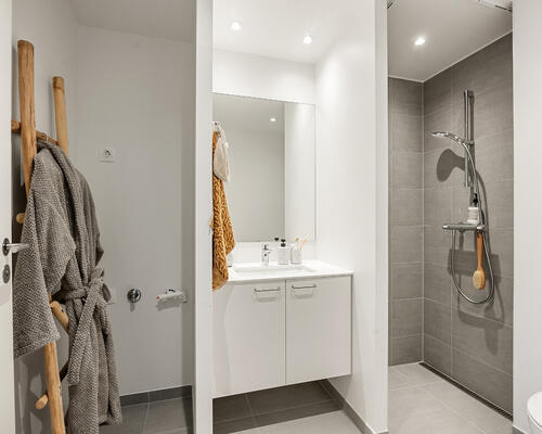 Nybygget 3 værelses lejligheder