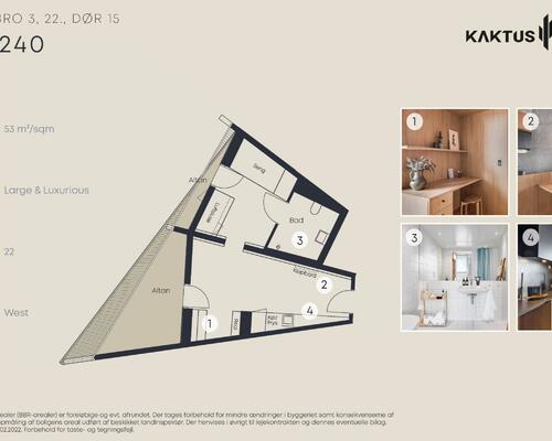 2 værelses lejlighed i København V