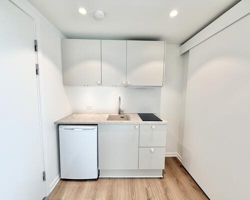 Moderne 1-værelses lejlighed i hjertet af Nørresundby