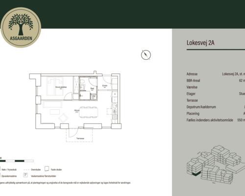 2 værelses lejlighed i Åbyhøj