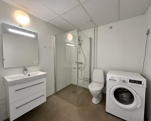 Moderne 2-værelses lejlighed i Nørresundby med grønne omgivelser