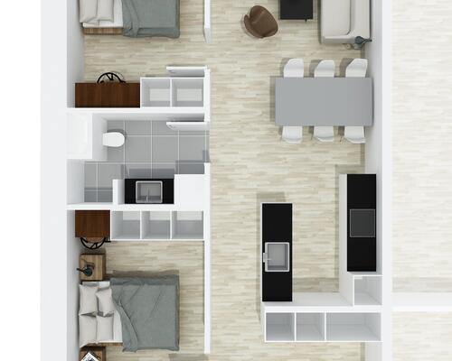 1 værelses lejlighed i Odense C