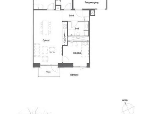 3 værelses lejlighed i Valby