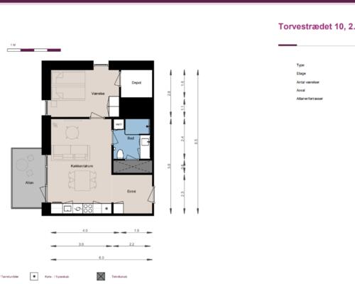 2 værelses lejlighed i Skovlunde