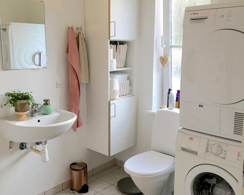 Attraktiv 2-værelses lejlighed med solrig terrasse, og husdyr tilladt