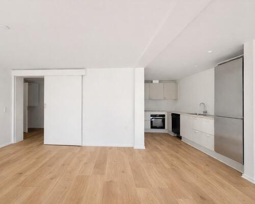 Moderne 2-værelses lejlighed i Nørresundby med lys indretning