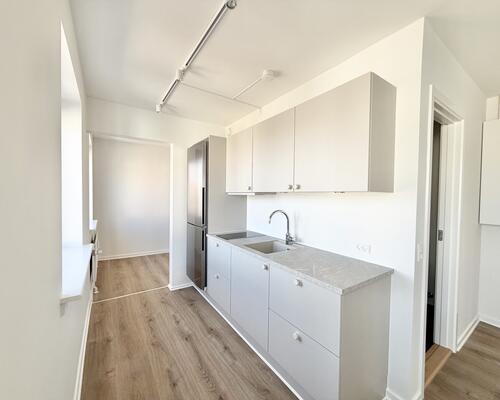 Moderne 1-værelses lejlighed med central beliggenhed