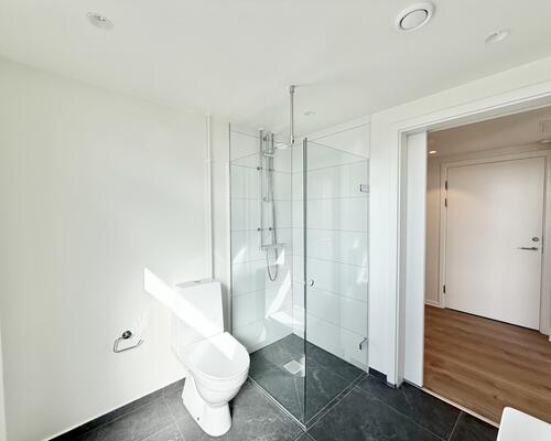 Moderne 1-værelses lejlighed med altan i Nørresundby