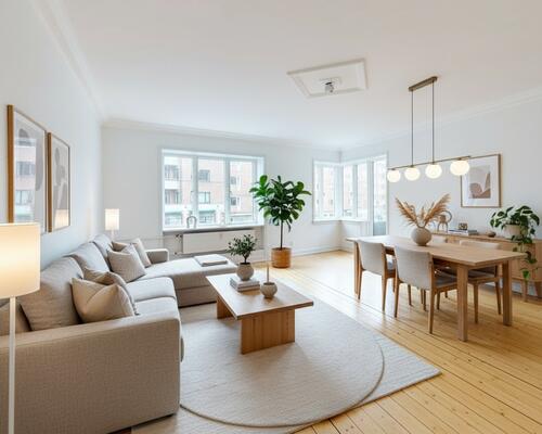 Central 4-værelses lejlighed med lys og plads i Aalborg