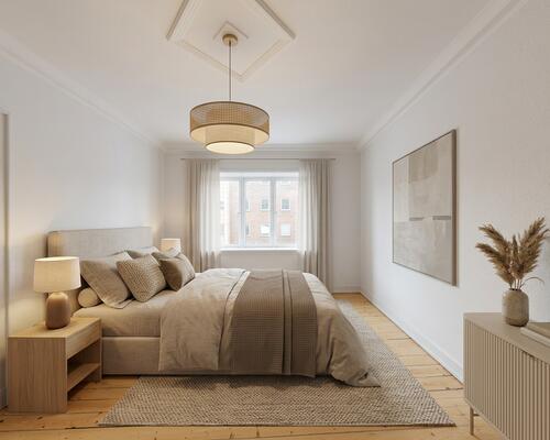 Central 4-værelses lejlighed med lys og plads i Aalborg