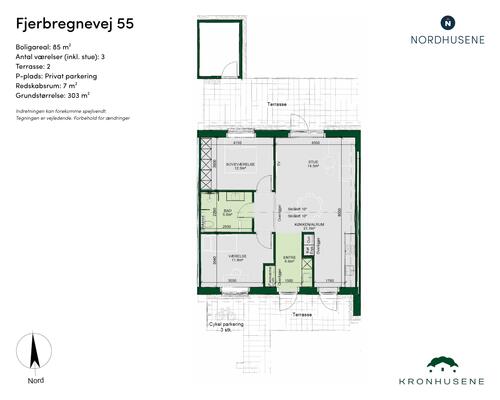 3 værelses hus i Odense NV