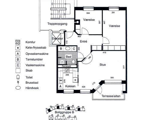 3 værelses lejlighed i Hillerød