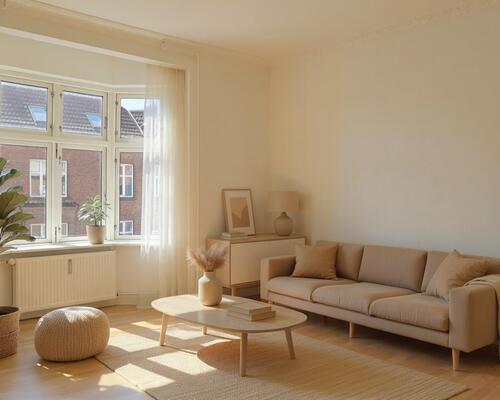 Indbydende lejlighed med moderne køkken i Aalborg Vestby