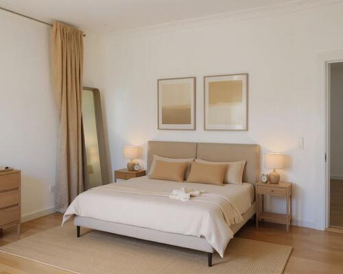 Indbydende lejlighed med moderne køkken i Aalborg Vestby