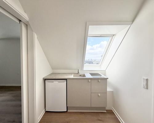 Moderne 1-værelses lejlighed i hjertet af Nørresundby