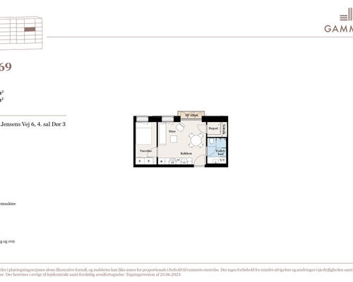 2-værelses lejlighed