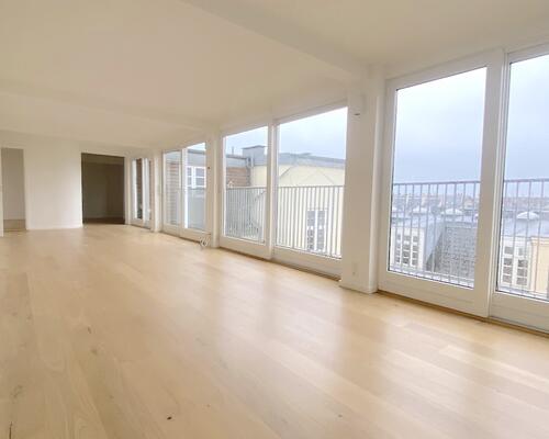 Penthouse ved Søerne, med to store terrasser