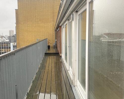 Penthouse ved Søerne, med to store terrasser